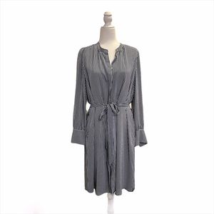 Loft striped shirt dress